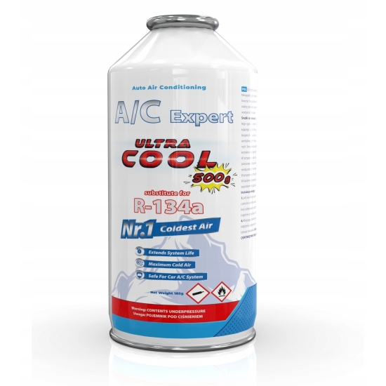 Gaz do napełniania klimatyzacji dla aut na R134a