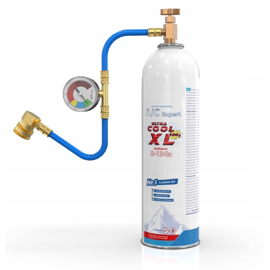 Zestaw XL do napełniania klimatyzacji dla aut na R134a