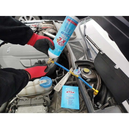 Zestaw do napełniania klimatyzacji dla aut na R134a