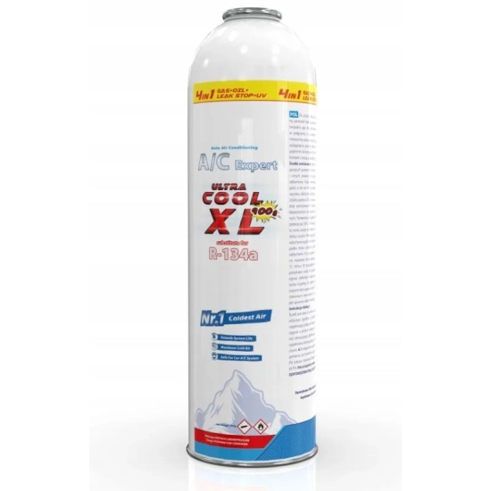 Zestaw XL 7 w 1 do napełniania klimatyzacji dla aut na R134a