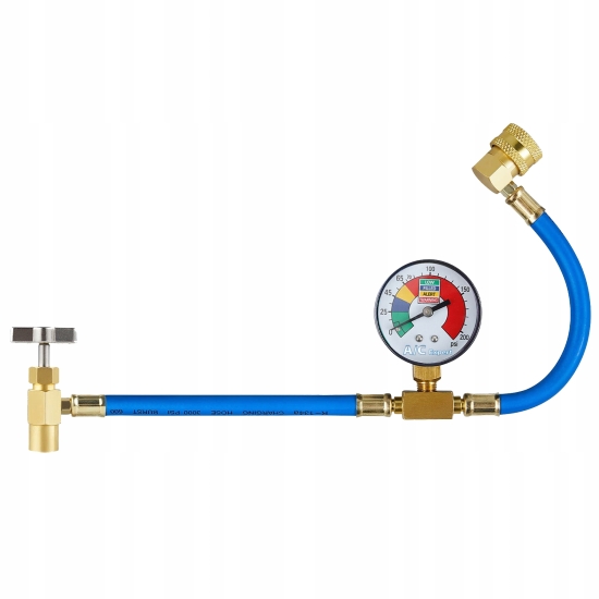 Zestaw do napełniania klimatyzacji dla aut na R134a + gaz 4 w 1