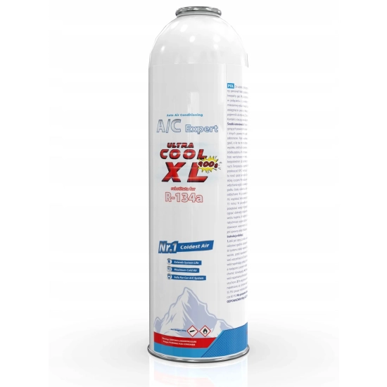 Zestaw XL do napełniania klimatyzacji dla aut na R134a + termometr