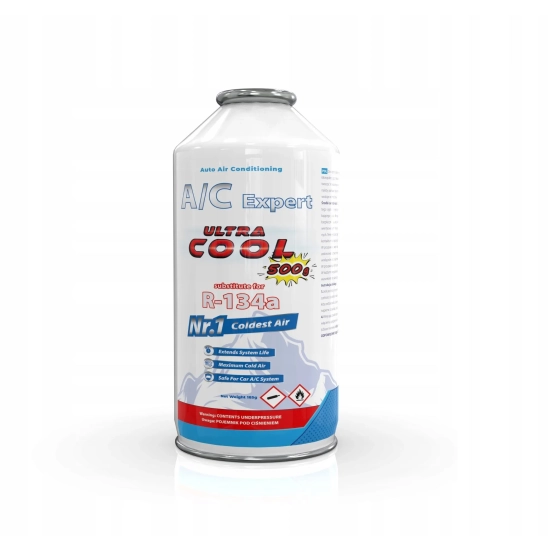 Zestaw do napełniania klimatyzacji dla aut na R134a + adapter HP na LP