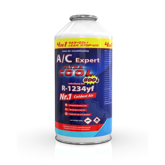 Zestaw 4 w 1 do napełniania klimatyzacji dla aut na R1234yf